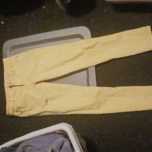Tinseltown, size 1, yellow skinny jeans